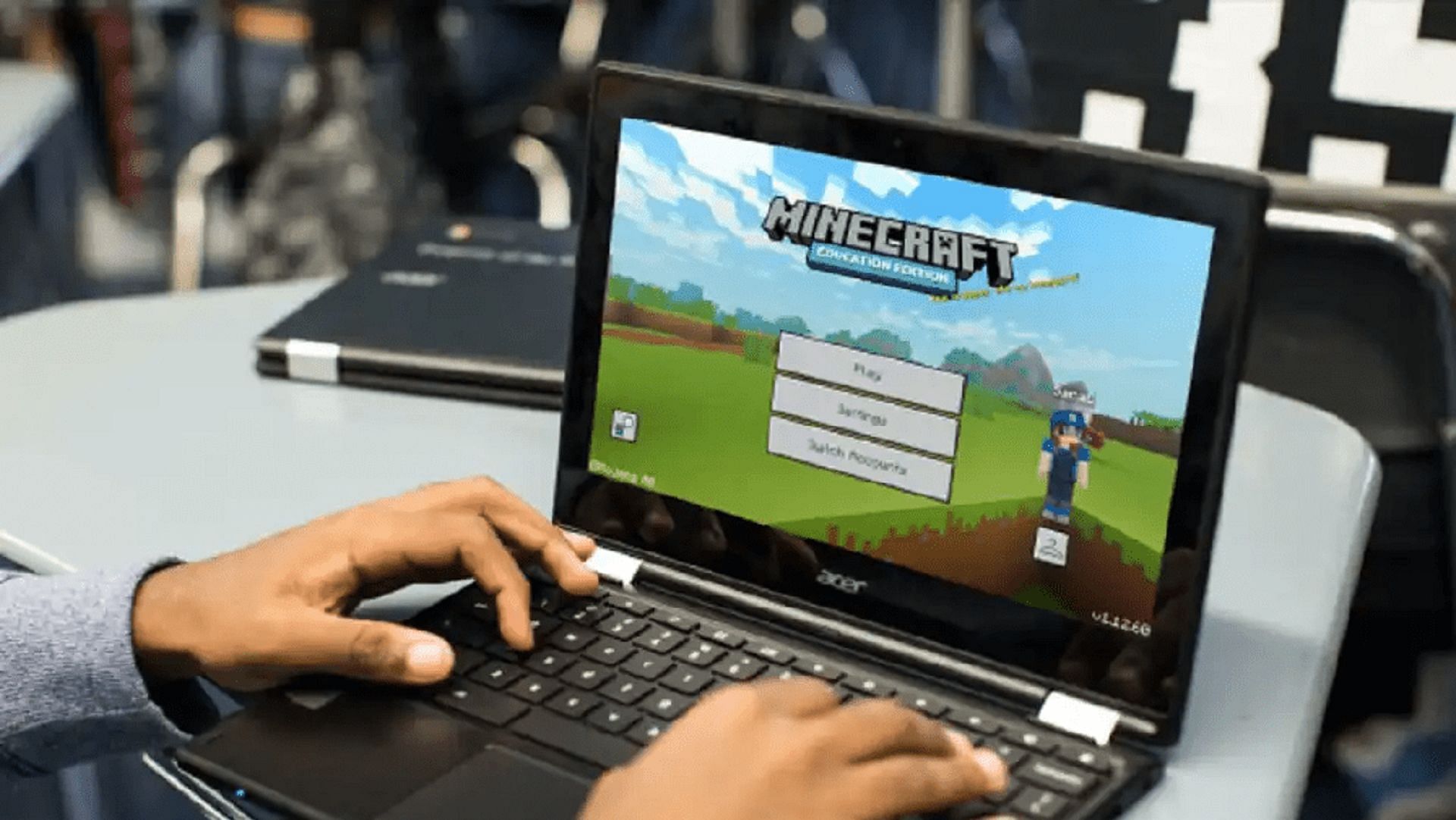 Prior to Mojang's announcement, Minecraft: Education Edition was the only iteration of the game available on ChromeOS (Image via Mojang)